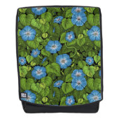 Ochtendglorie in blauw en groen rugtassen (Voorkant)