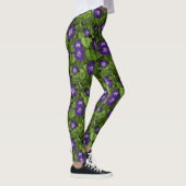 Ochtendglorie in paarse en groene leggings (Rechts)