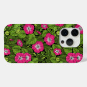 Ochtendglorie in roze en groen Case-Mate iPhone case (Achterkant (horizontaal))