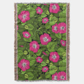 Ochtendglorie in roze en groen deken (Voorkant Verticaal)