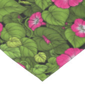 Ochtendglorie in roze en groen tafelkleed (Gekanteld)