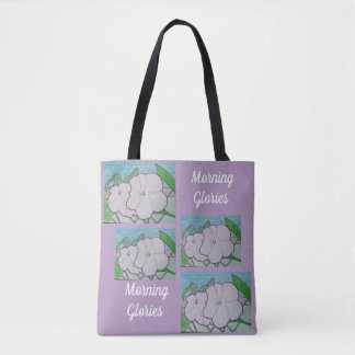 Ochtendglorie op hekwerk tote bag