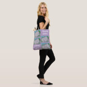 Ochtendglorie op hekwerk tote bag (Op model)