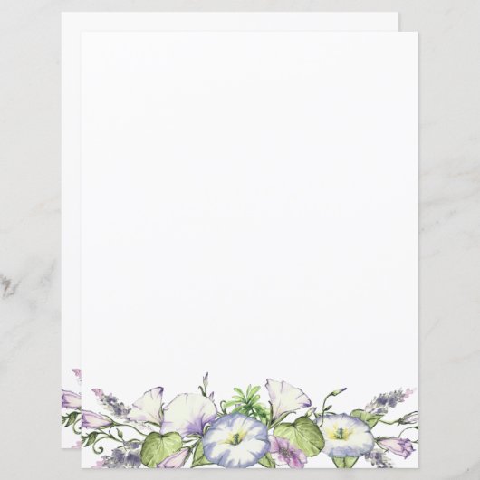 ochtendgloriepapier (Voorkant / Achterkant)