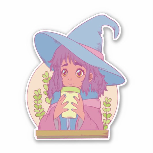 Ochtendheks Sticker (Voorkant)