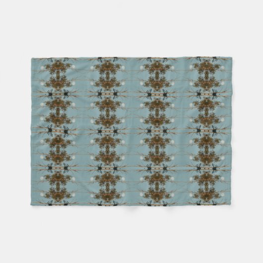 Ochtendhemel in Thousand Oaks Park met eucalyptus Fleece Deken (Voorkant (Horizontaal))