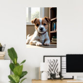 Ochtendherinneringen met huisdier poster (Thuiskantoor)