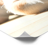 Ochtendherinneringen met huisdier poster (Hoek)