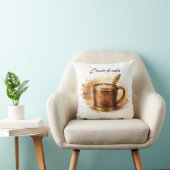 Ochtendinkt Tasse Kussen (Stoel)
