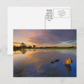 Ochtendjaars in het nieuwe bos feestdagenkaart (Voorkant / Achterkant)