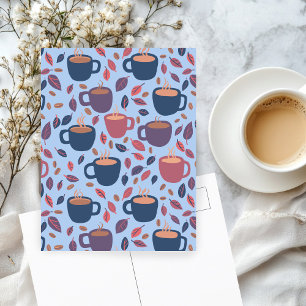 Ochtendkoffie Cute Pastel Kleurrijke Aangepaste  Briefkaart