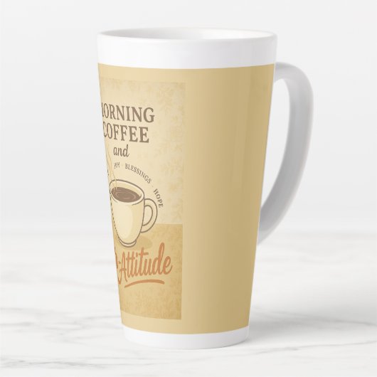 Ochtendkoffie en GR-Attitude Latte Mok (Rechterhoek)