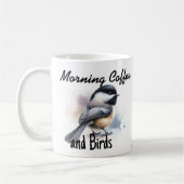 Ochtendkoffie en vogels koffiemok (Links)