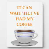 ochtendkoffie fotoplaat (Voorkant)