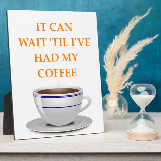 ochtendkoffie fotoplaat (Zijkant)