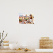 Ochtendkoffie in Florence Poster (Keuken)