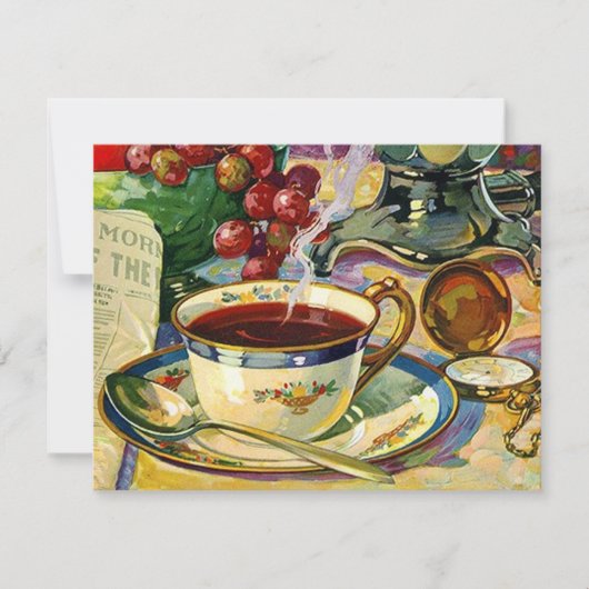 Ochtendkoffie kletskousenborrel uitnodiging (Voorkant)
