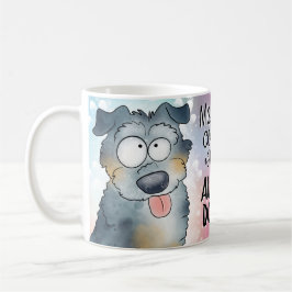 Ochtendkoffie met mijn Aussie Doodle Koffiemok