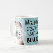 Ochtendkoffie met mijn Bulldog Koffiemok (Voorkant links)