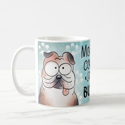 Ochtendkoffie met mijn Bulldog Koffiemok (Links)