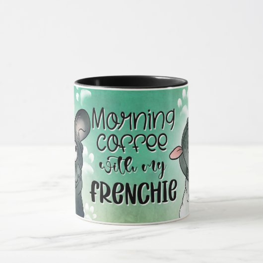 Ochtendkoffie met mijn Frenchie Mok (Midden)