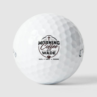 Ochtendkoffie met Wade Faith Family Freedom Golf Golfballen
