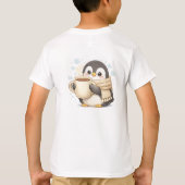 Ochtendkoffie Pinguïn T-shirt (Achterkant)
