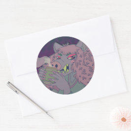 Ochtendkoffie Ronde Sticker