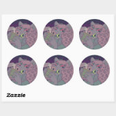 Ochtendkoffie Ronde Sticker (Vel)