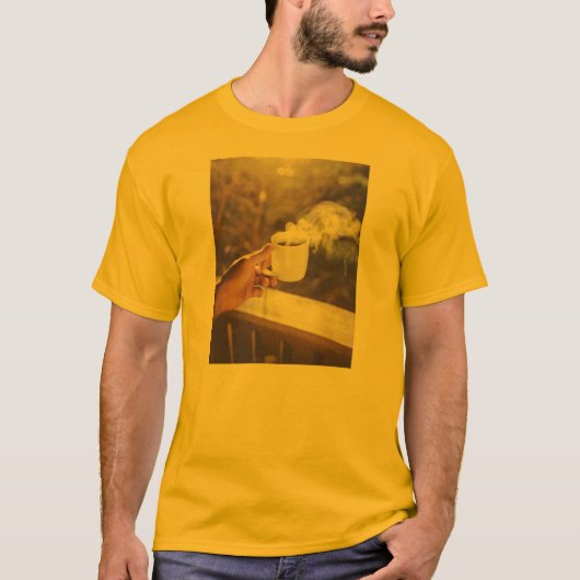 ochtendkoffie t-shirt (Voorkant)