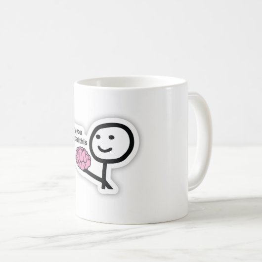 Ochtendkoffie, thee witte mok voor iedereen - mok (Voorkant rechts)