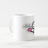 Ochtendkoffie, thee witte mok voor iedereen - mok (Voorkant links)