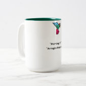 Ochtendkoffie Tweekleurige Koffiemok (Voorkant links)