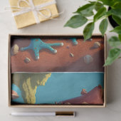 Ochtendkoffie van Sebastian, Hagedis Tissuepapier (Geschenk)