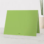 Ochtendkoffie w/Bowl of Coffee Beans (Waterverf) Kaart (Achterkant)