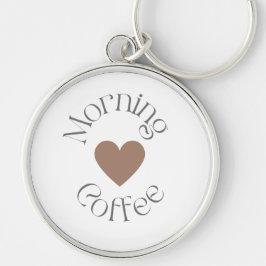 Ochtendkoffie Welzijn, Kalme Dagelijkse Ritueel Ca Sleutelhanger