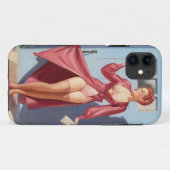 Ochtendkrant Pin-Up Meisje Case-Mate iPhone Case (Achterkant (horizontaal))