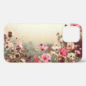 Ochtendlicht, bloeiende roze kosmos. Case-Mate iPhone case (Achterkant (horizontaal))