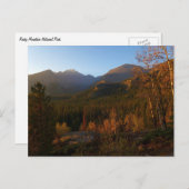 Ochtendlicht op de Rocky Mountains in de herfst Briefkaart (Voorkant / Achterkant)