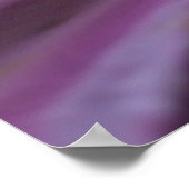 Ochtendlicht Paarse Passiebloem Poster (Hoek)