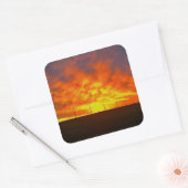 Ochtendlicht Vierkante Sticker (Envelop)