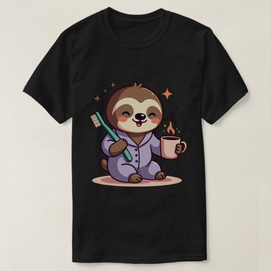 Ochtendluiaard T-shirt (Design voorkant)