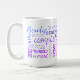 Ochtendmantra IK BEN Inspirerend High Vibe woorden Koffiemok