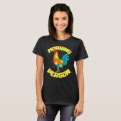 Ochtendmens Kip T-shirt (Voorkant volledig)