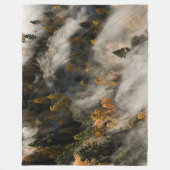 Ochtendmist Fleece Deken (Voorkant)