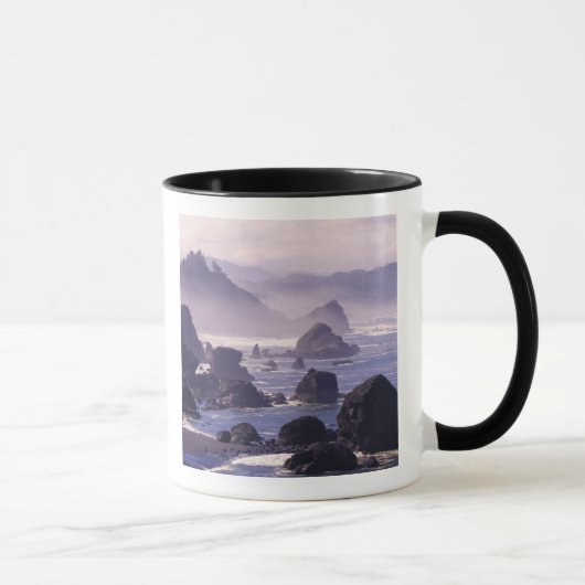 Ochtendmist langs de Oregon-kust bij Nesika, Mok (Rechts)