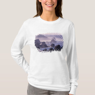 Ochtendmist langs de Oregon-kust bij Nesika, T-shirt