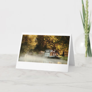 Ochtendmist op het Grand Union-kanaal (4496) Kaart