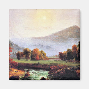 Ochtendmist stijgt in New Hampshire Magneet