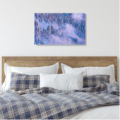 Ochtendmist (Winter) Canvas Afdruk (Insitu (Slaapkamer))